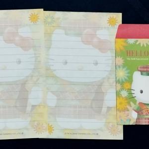 Mini Papel de Carta Hello Kitty Girassóis