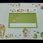 Papel de Carta Ado Mizumori Flores